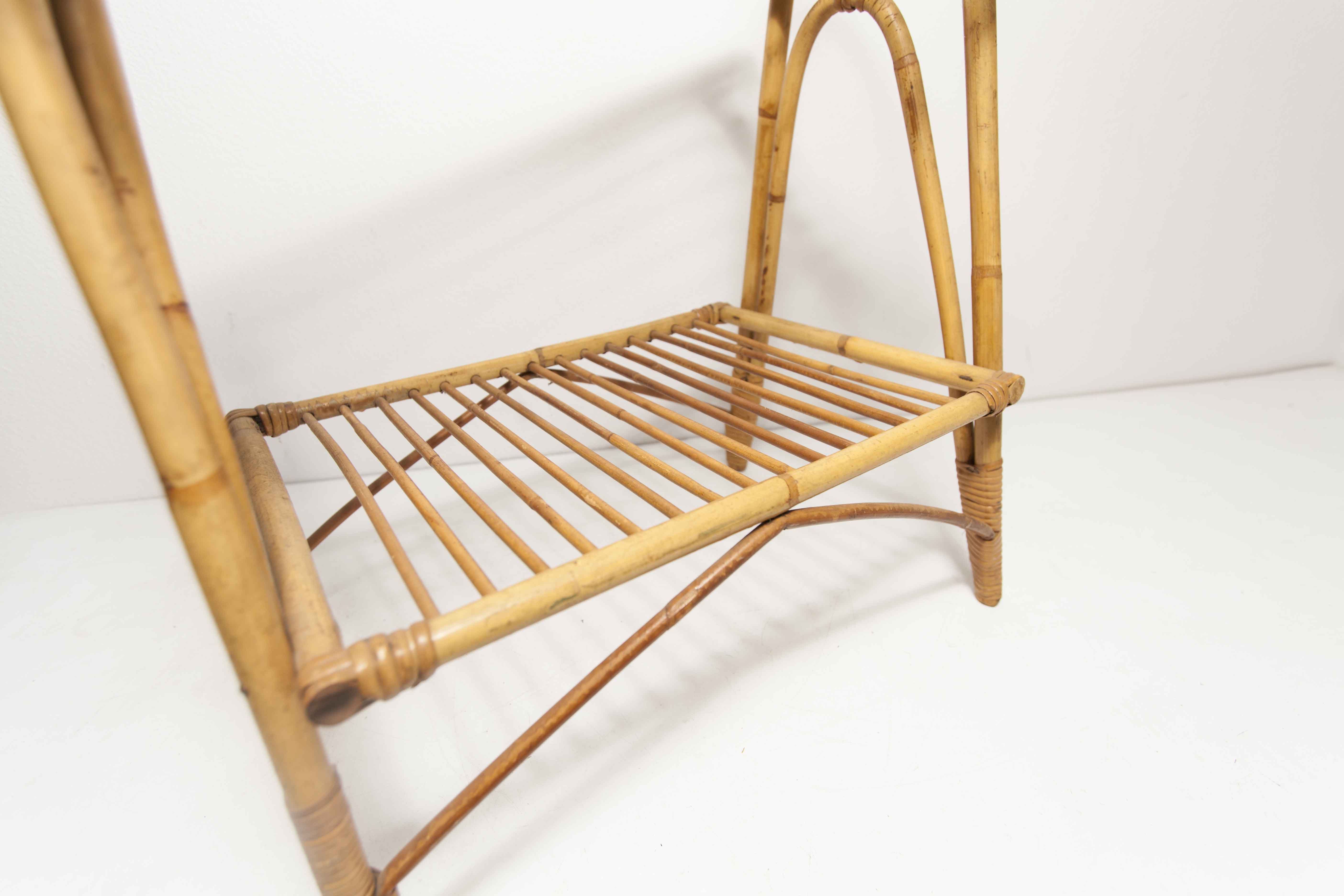 Bamboo magazine holder 1960