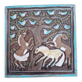 Scandinavian ceramic wall plaque Thomas Hellström - Nittsjö Keramik 1970