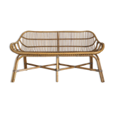 Rattan bench