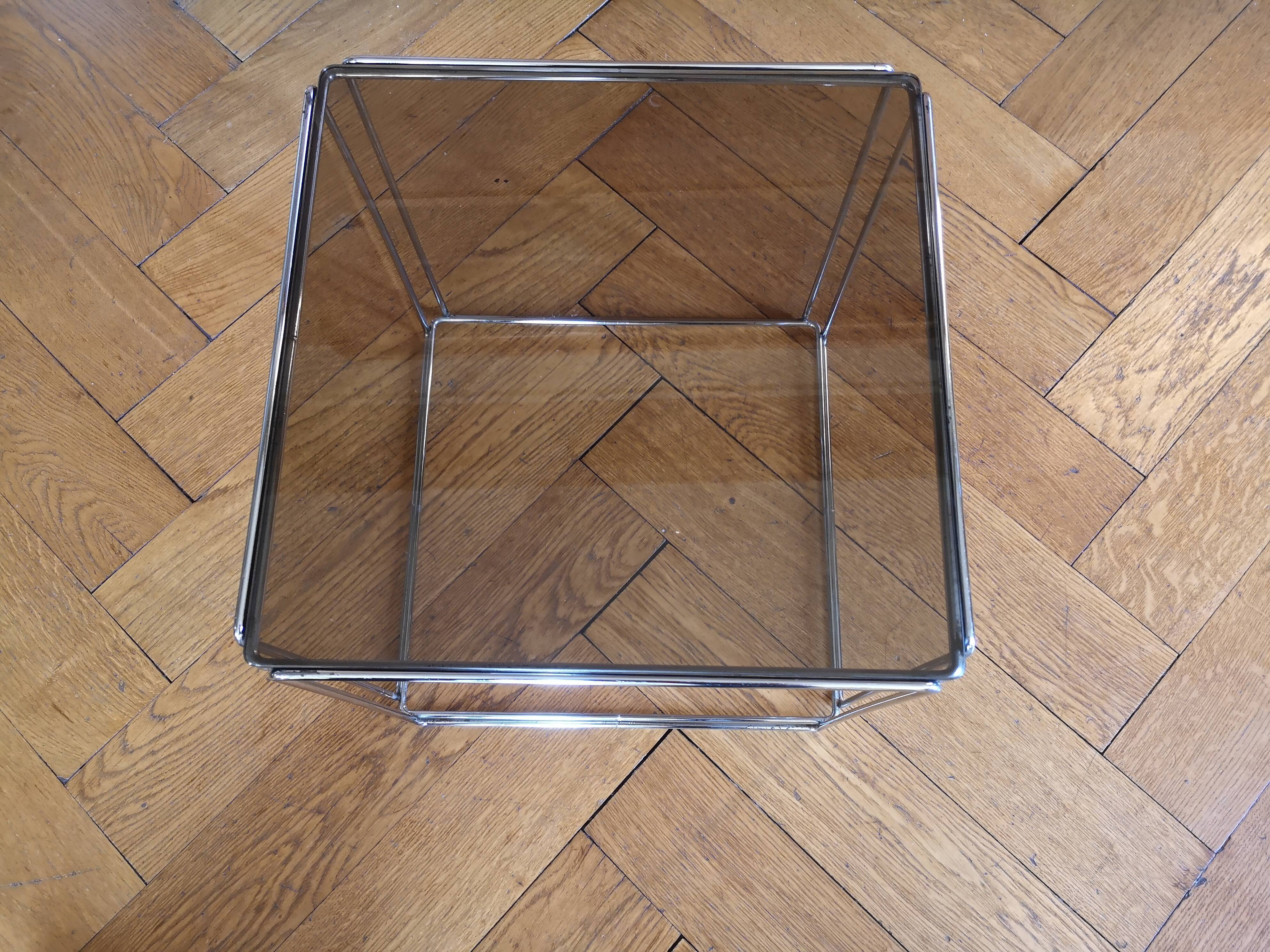 Max Sauze chrome coffee table
