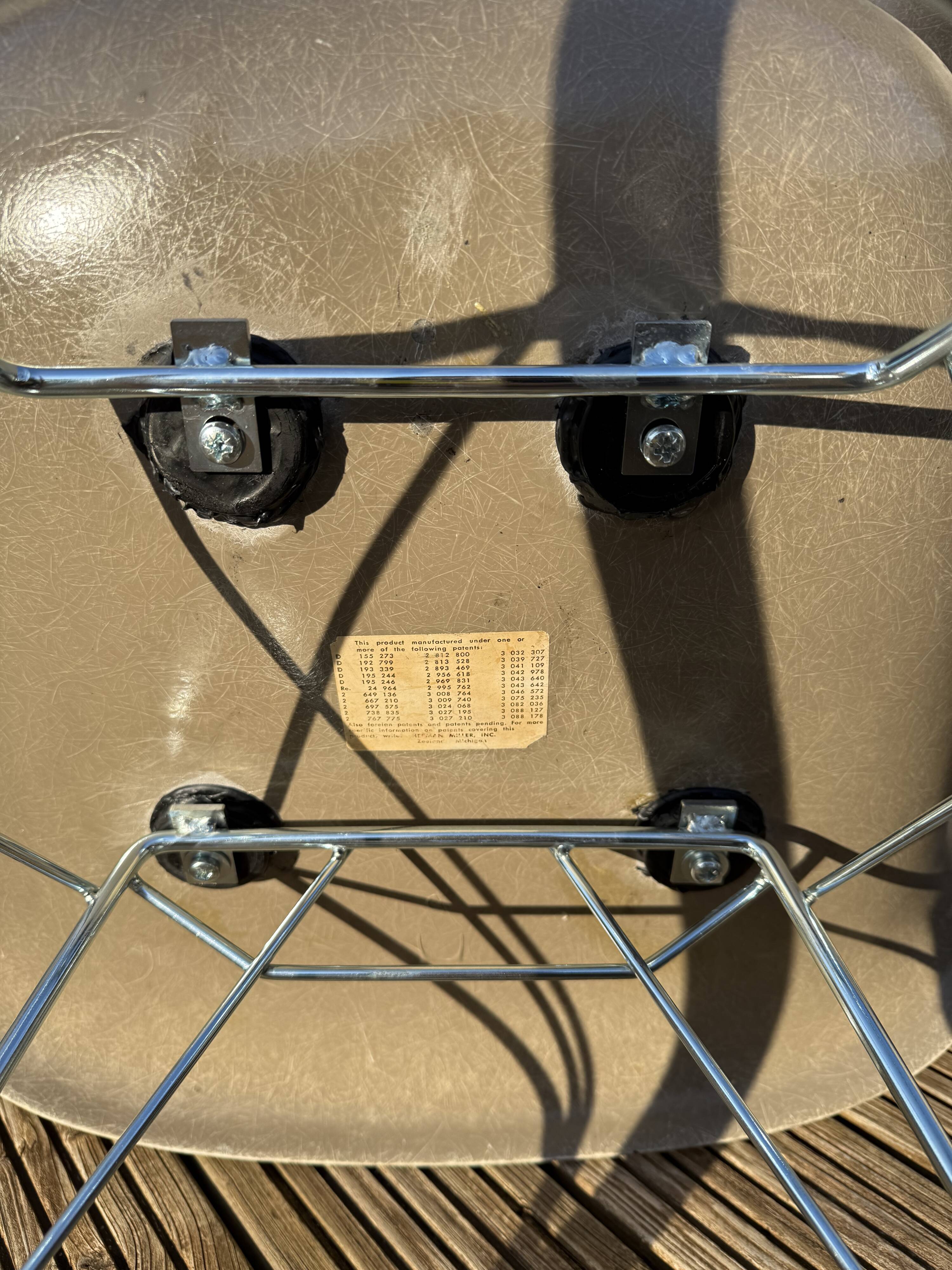 Rar herman miller hide gray charles ray eames 60s design us no vitra