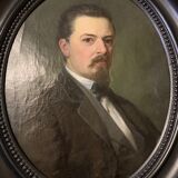 Pair of framed portraits