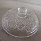 Old sugar bowl/bonbonniere in chiseled glass