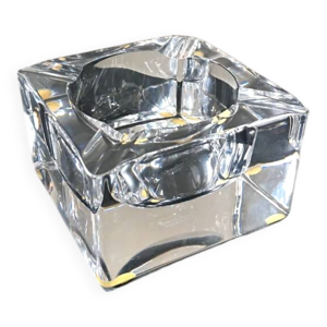 cendrier vintage en cristal
