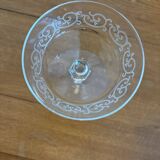 Crystal champagne glass