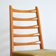 Suite of 6 vintage chairs 1960s