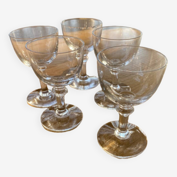 Old liquor glasses