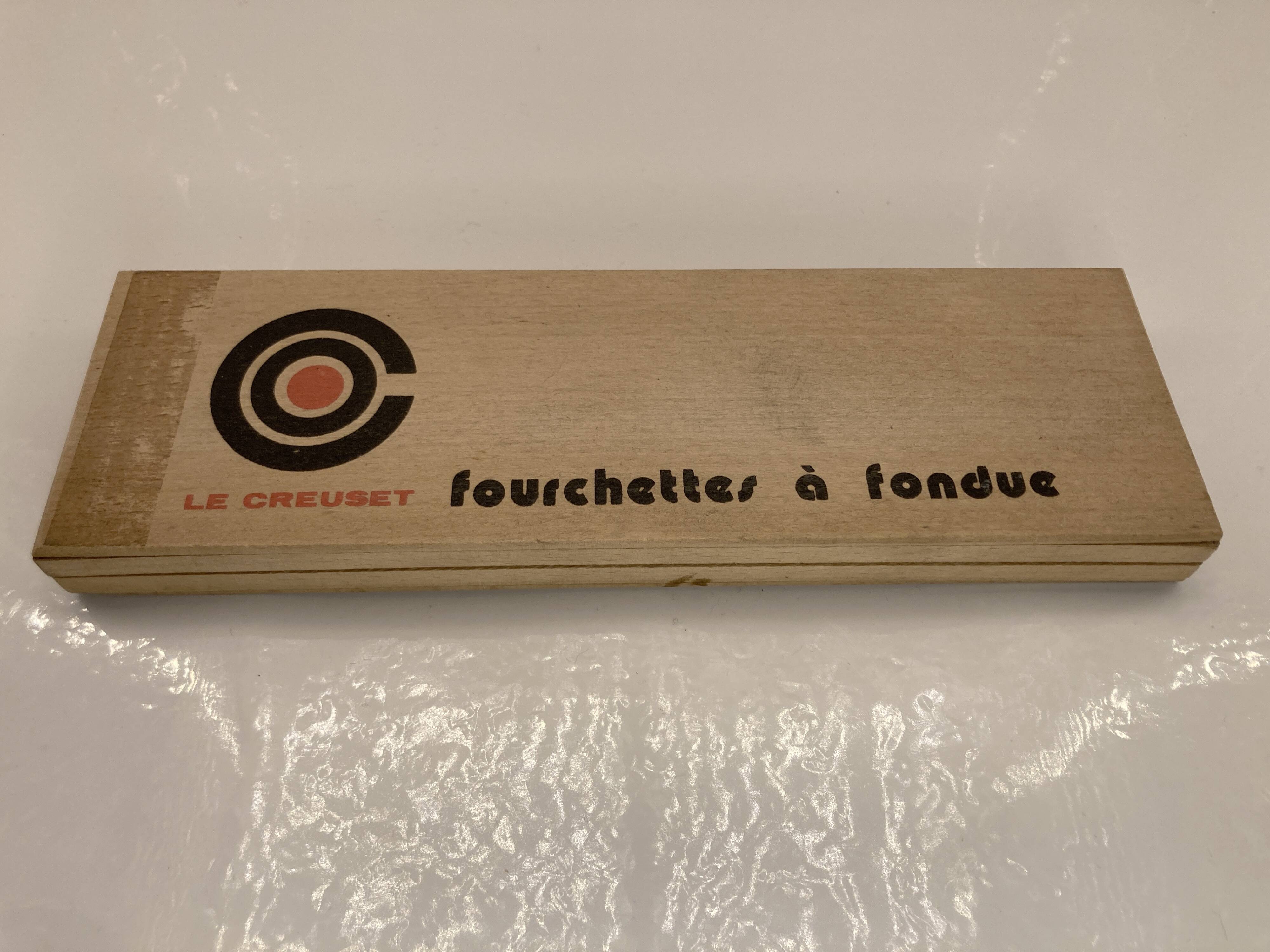 Enzo Mari for Le Creuset fondue set