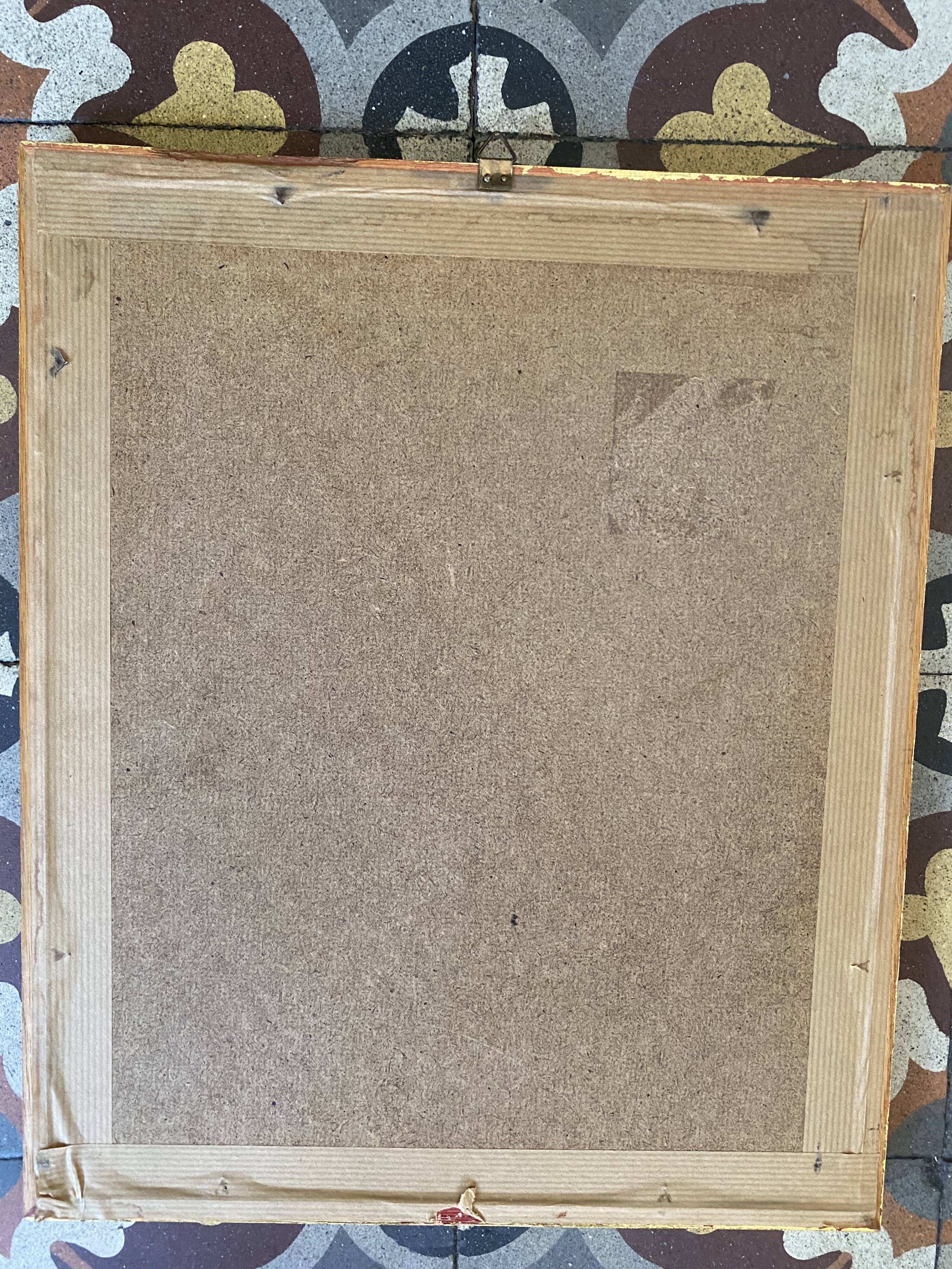 Lithographic frame Nightingale of Japan.