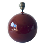 Terracotta ceramic ball lamp