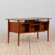 Danish mid century modern teak desk in teak with 4 drawers, 1960s