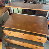 Scandinavian wooden shelf