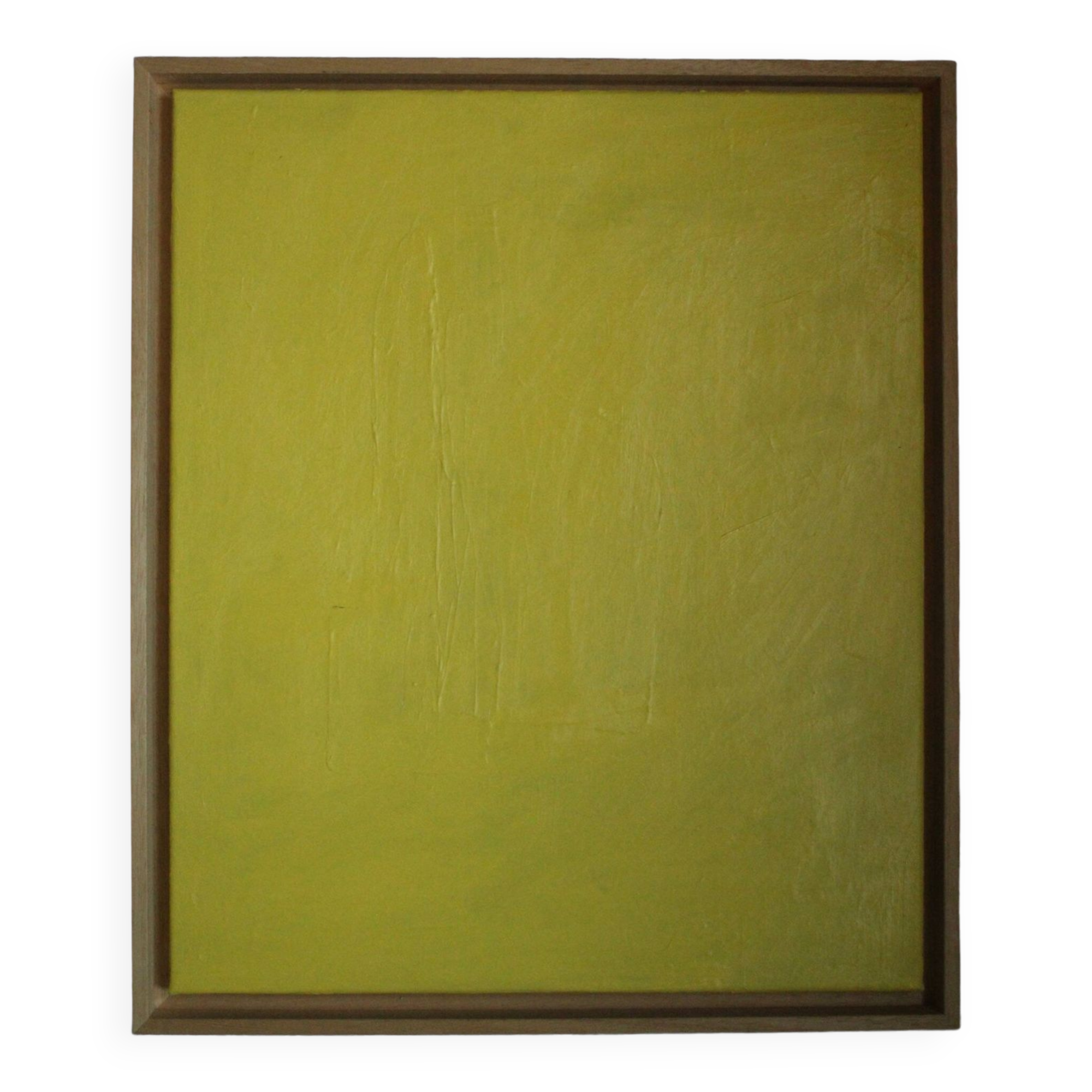 Abstract contemporary monochrome yellow background