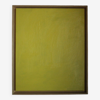 Abstrait contemporain monochrome jaune