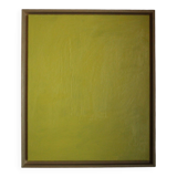 Abstract contemporary monochrome yellow background