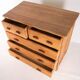 Elm "organic" chest of drawers