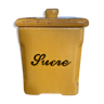 Antique ceramic sugar box