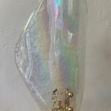 Lampe en verre de Murano iridescent