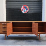 Row in the 1960s teak