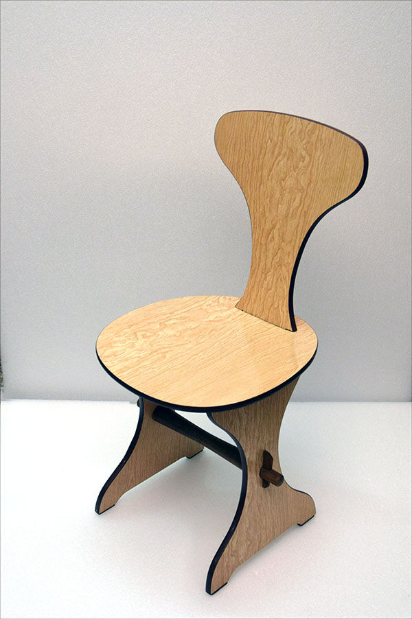 Set of Two Italian Chairs in Formica, 1960s