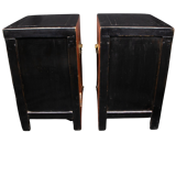 Pair of Chinese bedside tables