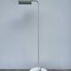 White metal floor lamp reading light 1980