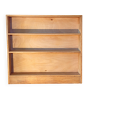 Bookshelf in light, raw solid oak from the 1950s.