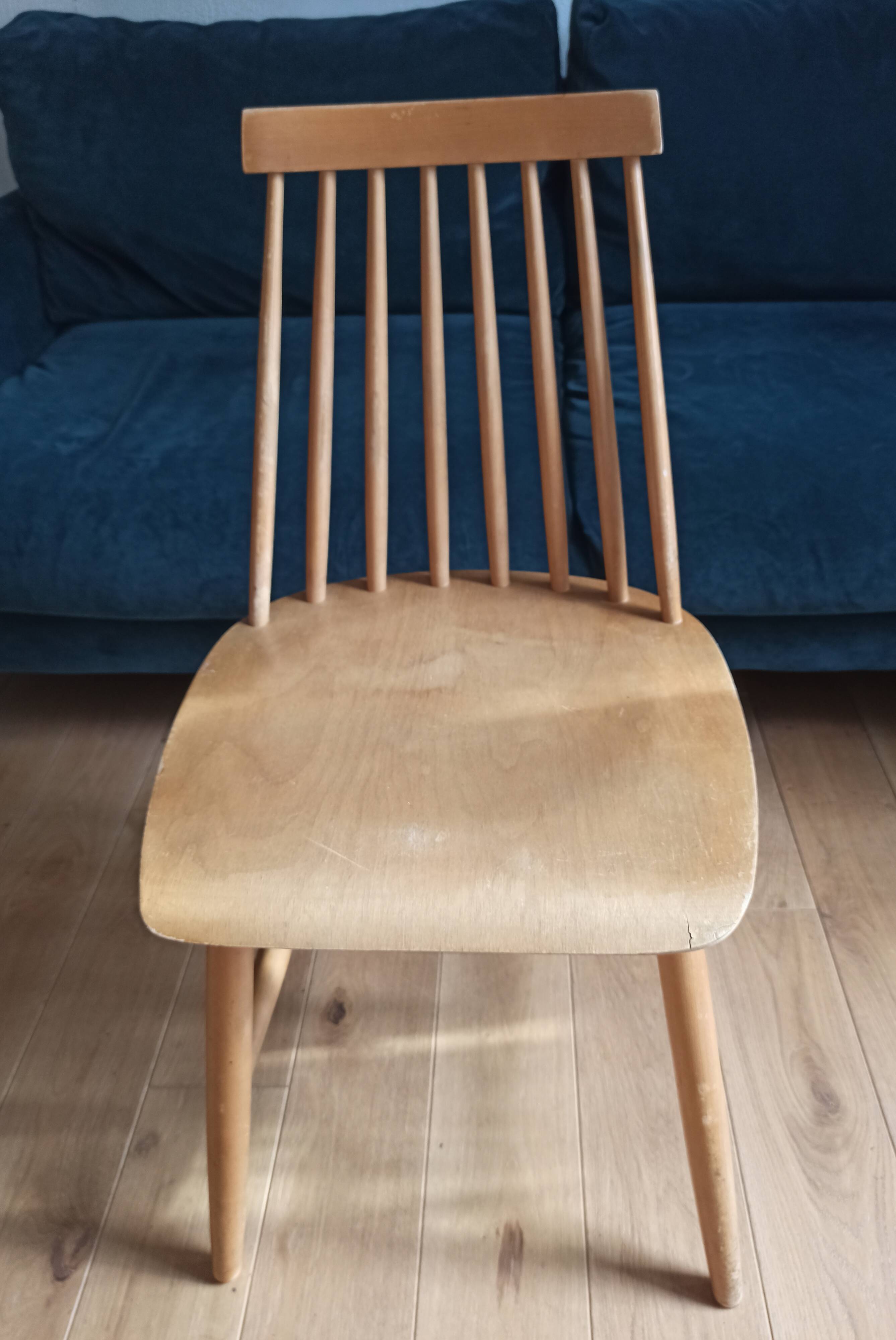Chaises en bois vintage Ikea 1960