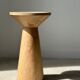 Side table, end of sofa in natural mango monoxyl conical tray H:50cm