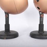 Pair of vintage LITA Eyeball wall lights, 1970s