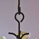 Skandinavien design twelve lights chandelier 1960's metal glass