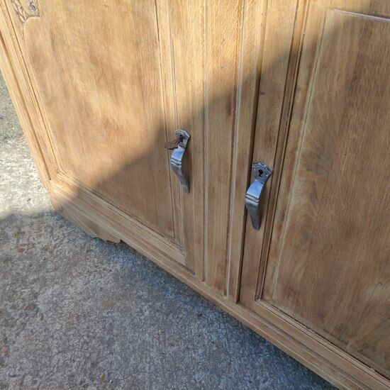 Art Deco sideboard in natural wood