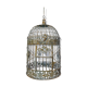 Weathered iron birdcage