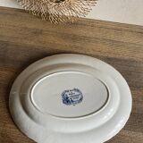 The Hunter Myott Blue Oval Dish