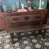 Vintage oak bench