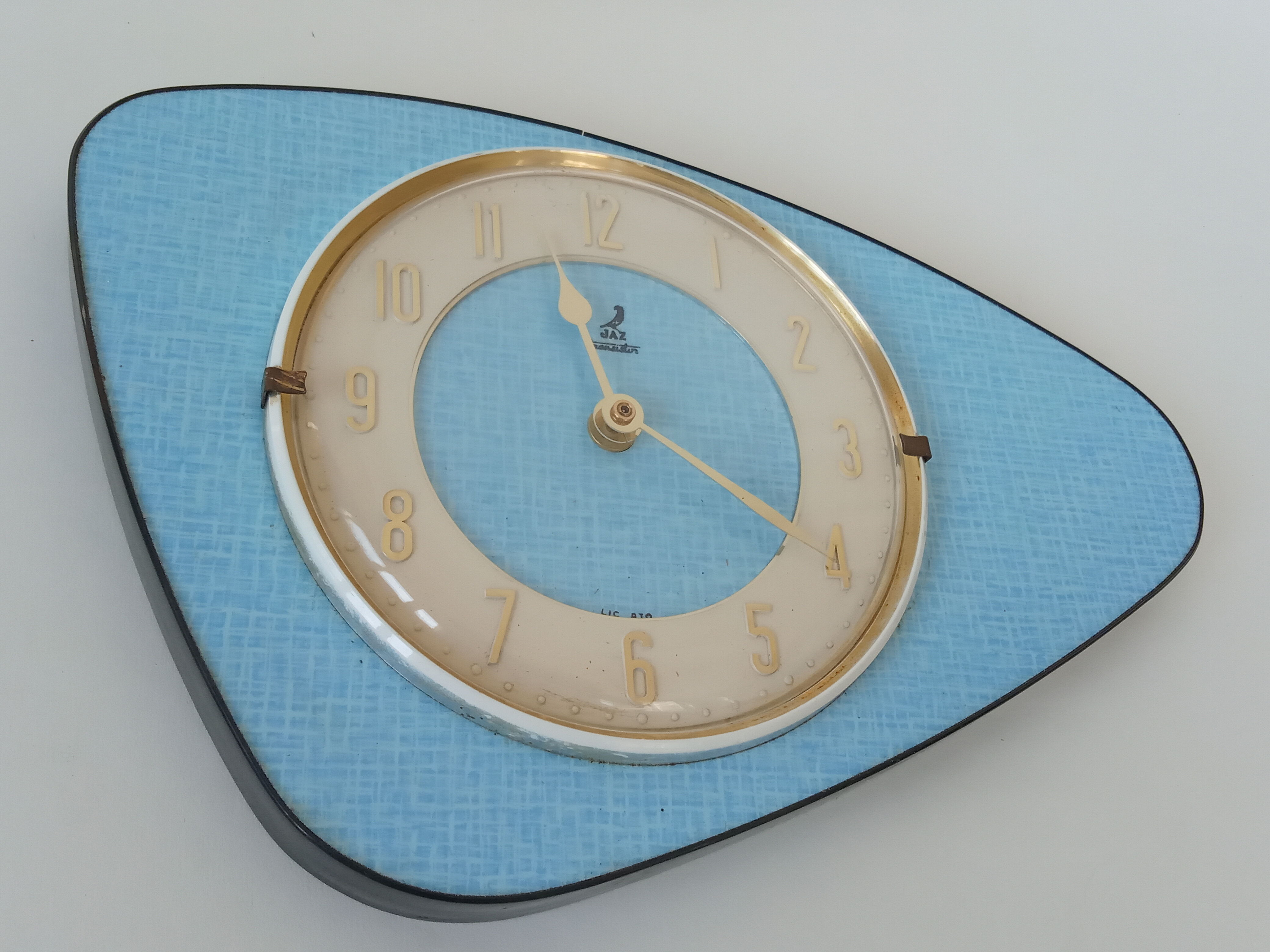 Clock clock in formica 50s/60s