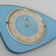 Clock clock in formica 50s/60s
