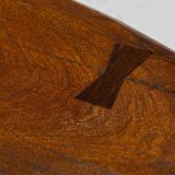 Table basse moderne organique avec vide naturel, France, milieu du 20e siècle