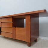 Vintage walnut sideboard Mobil Girgi 1970s
