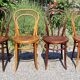 4 chaises bistrot n°14 et n°18 début XXe