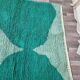 Handmade traditional Beni Ourain Berber rug, size 100 x 200 cm.
