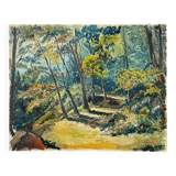 Painting “Path in the forest”, Oil on canvas.