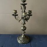 Old metal candlestick