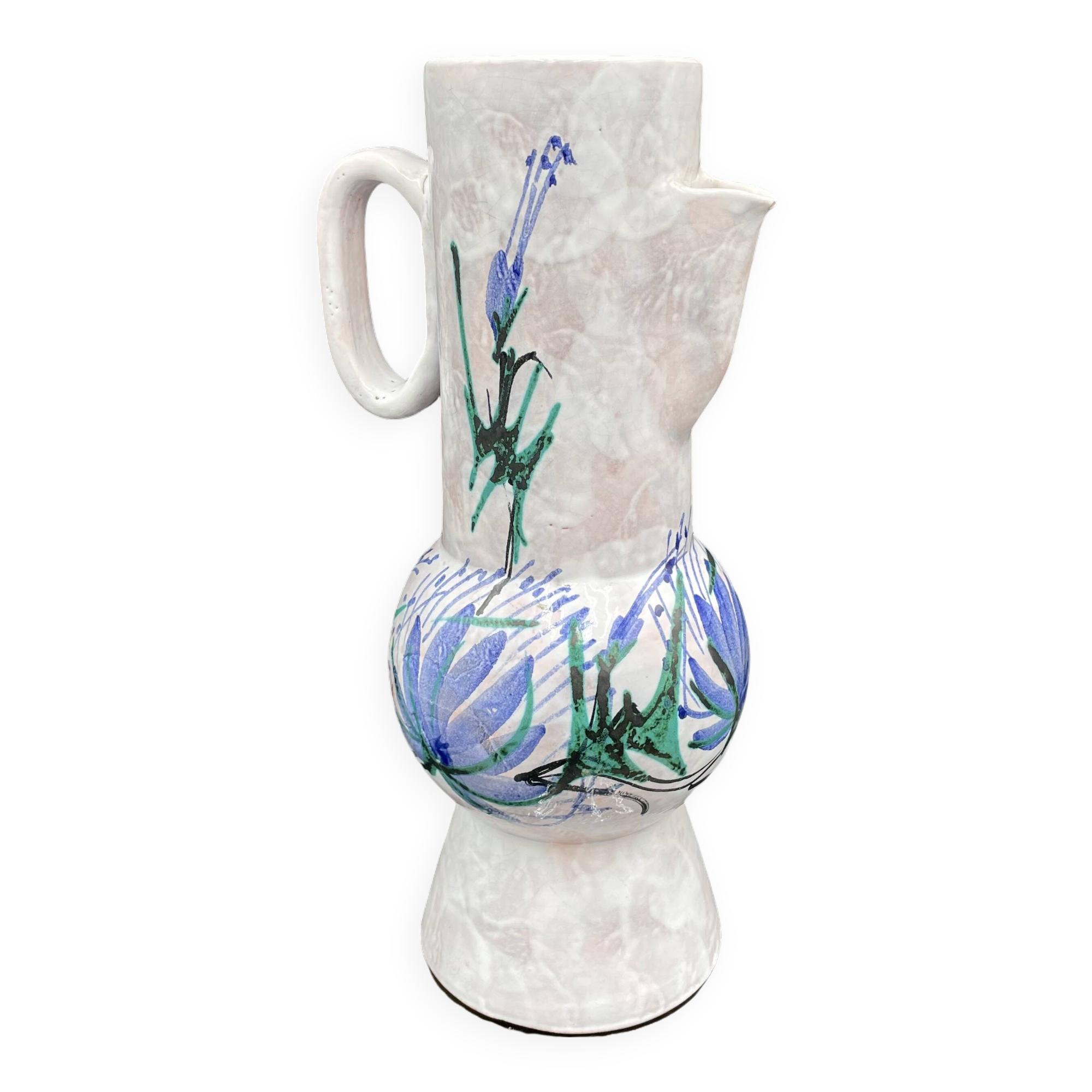 Le Brescon ceramic pitcher, Vallauris