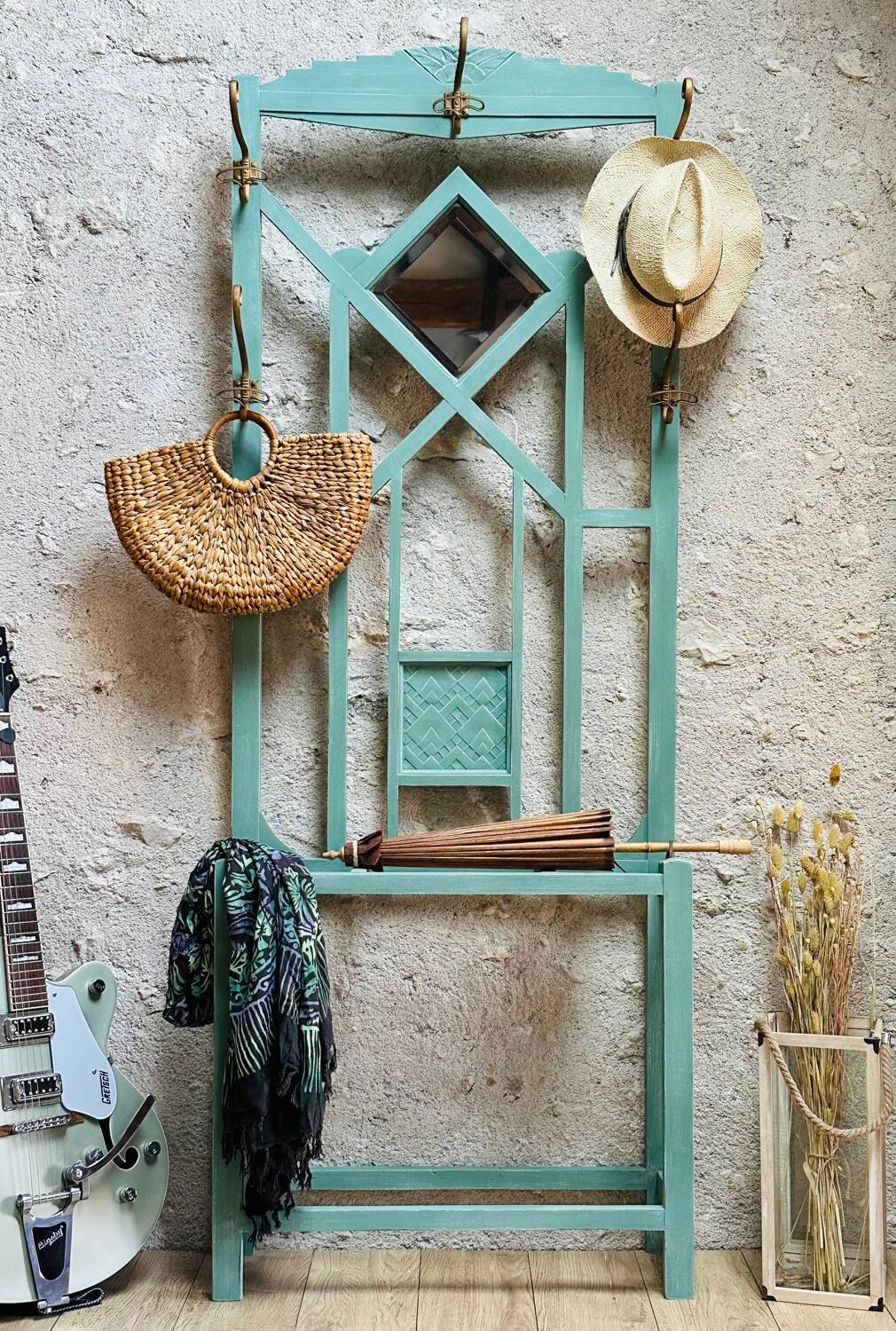 Art Deco coat rack cloakroom