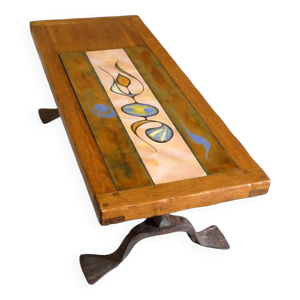 Table basse de pierre