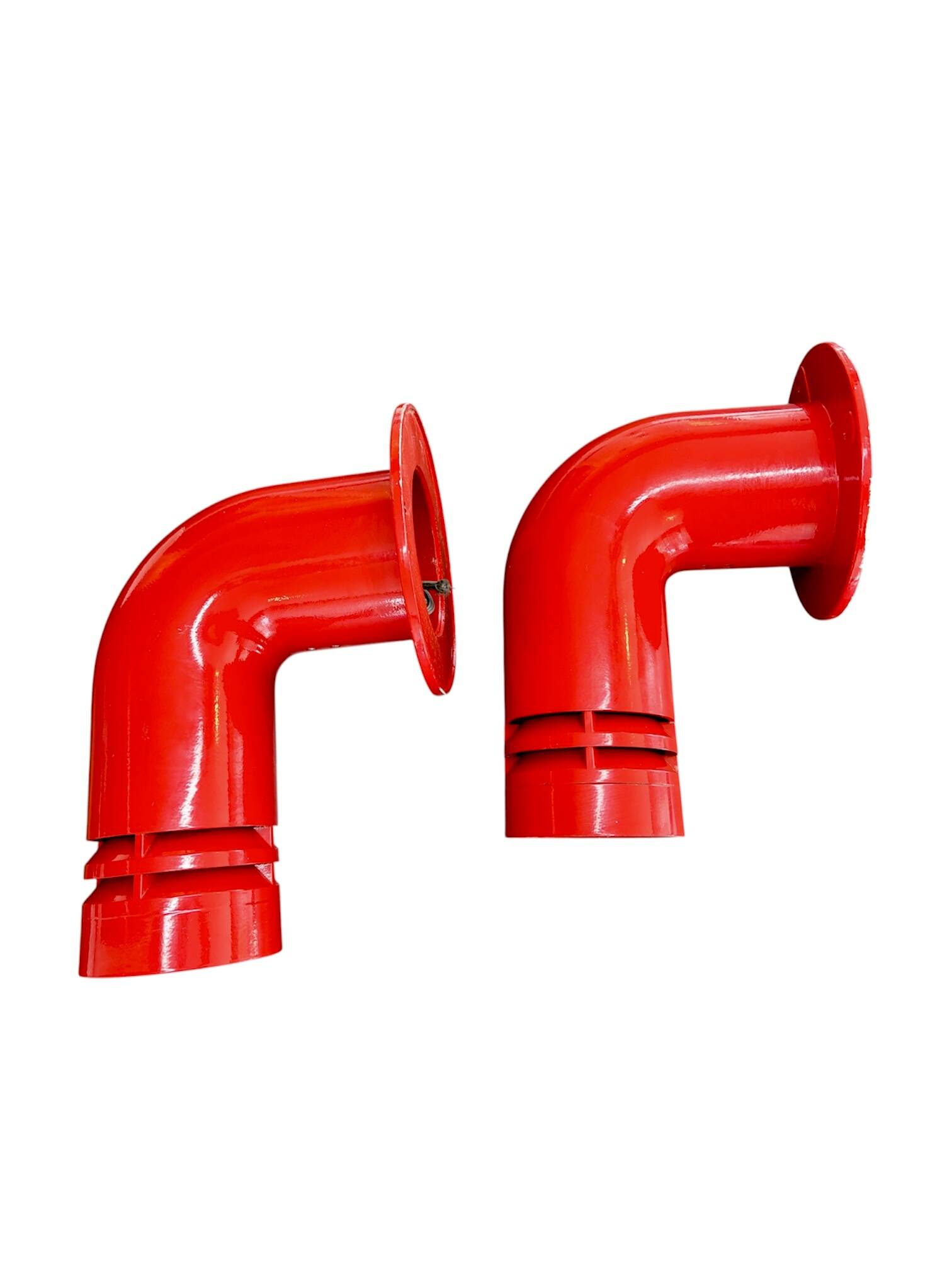 Pair of vintage Nordisk solar pipeline wall lights by Ole Plaess Jorgensen