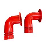 Pair of vintage Nordisk solar pipeline wall lights by Ole Plaess Jorgensen