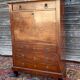 Secretary to abattant in mahogany period consulate xix eme century