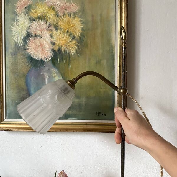 Lampe de bijoutier , lampe de bureau , atelier  début XXe